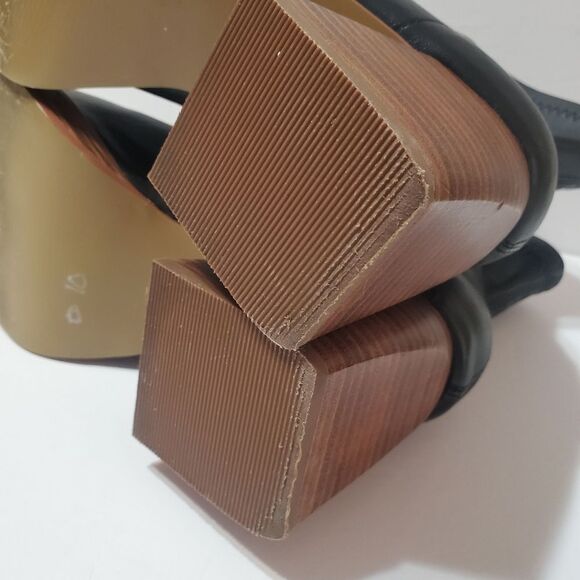 ASOS DESIGN Wide Fit Ratio Square Toe Sock Boots in Black Size 8 - Picture 8 of 14